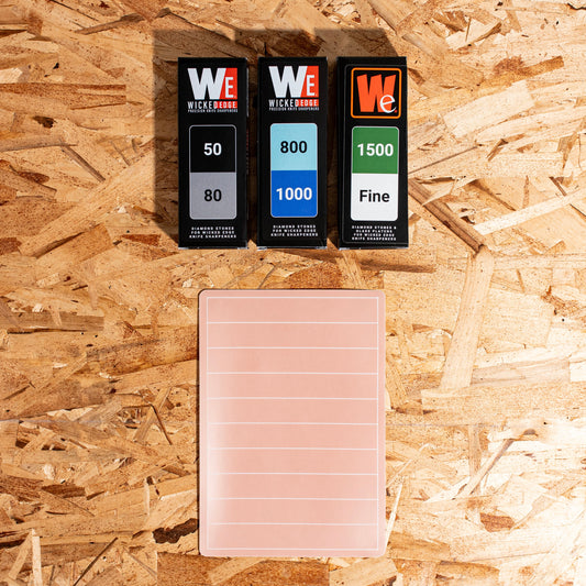 Wicked Edge Edge Kit II – Knife Maker & Sharpening Service Stone Set