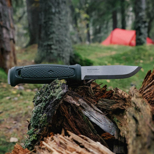 Mora Garberg Stainless Olive Green Fixed Blade with Simple Poly Sheath #14472