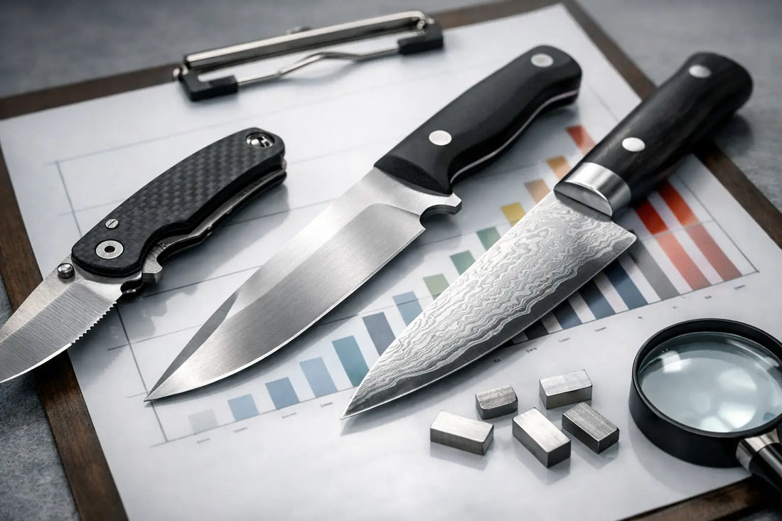 Knife Steel Comparison Chart That Makes Sense