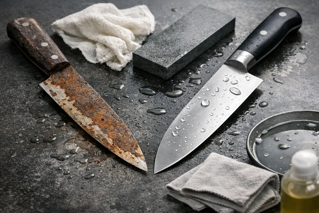 Why Knives Rust and How to Keep Blades Clean