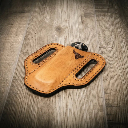 Custom Leather Knife Sheath – Handmade in Texas | Bull Sheath Leather