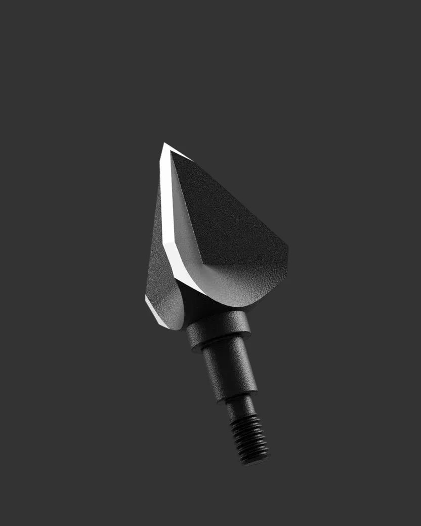Annihilator Broadheads Single Bevel 125 – 1" Cut, Right or Left Rotation, 3-Pack