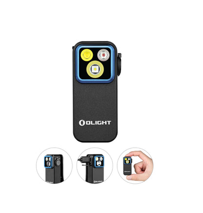Olight Oclip Pro Clip Light – Flood, Spot & Red Modes | 500 Lumens | USB-C Rechargeable