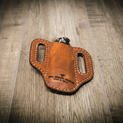 Custom Leather Knife Sheath – Handmade in Texas | Bull Sheath Leather