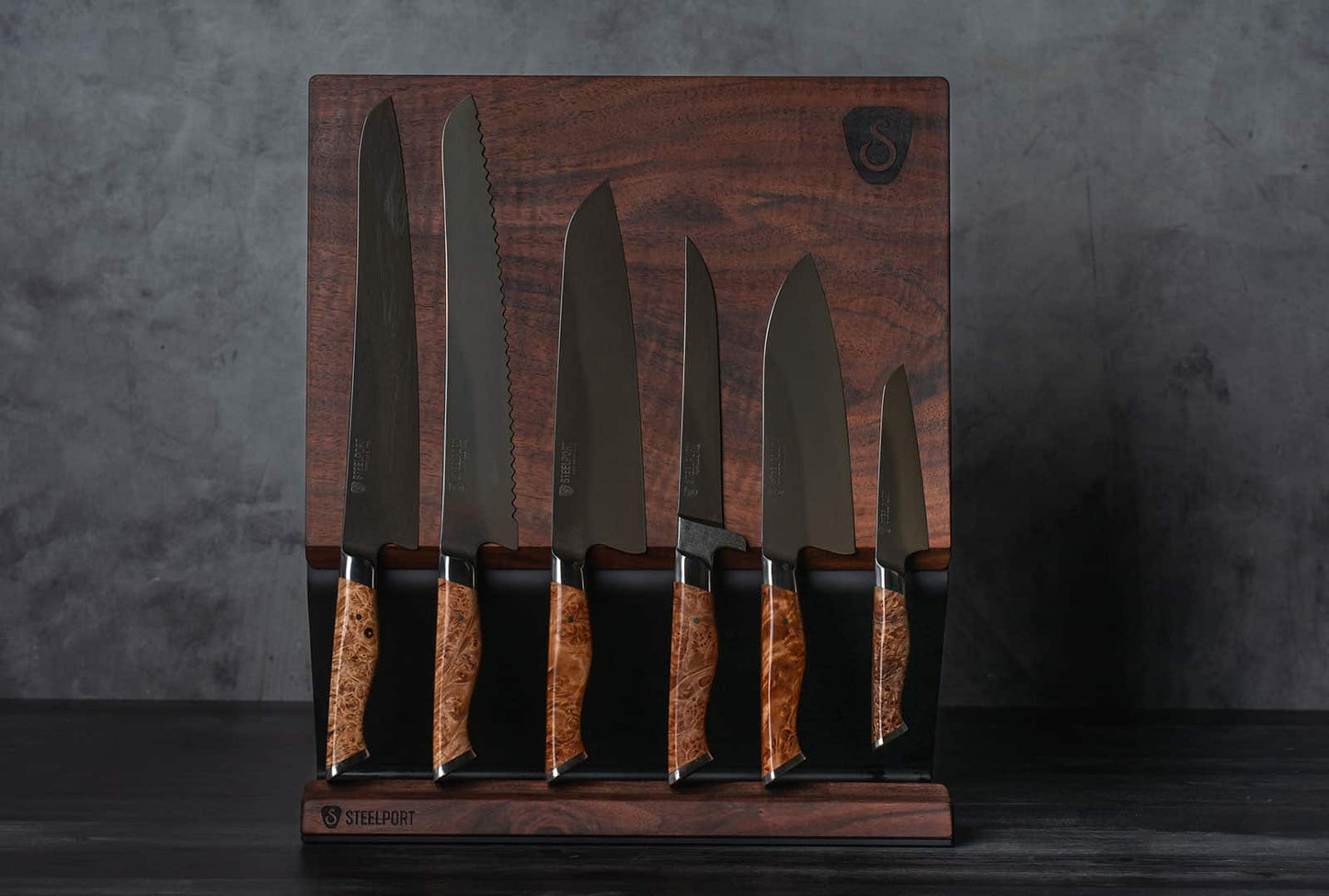 STEELPORT Full Kitchen Set - 8-Piece American-Forged Knife Collection