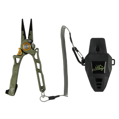 Line Cutterz Elite Pliers – Integrated Ceramic Blade, Tungsten Carbide Cutters, Standard or Split Ring Tip