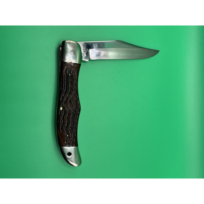 1979 Case XX 6165 SAB Folding Hunter Knife | 1-Dot Pakkawood | Collectible