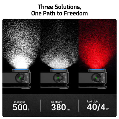 Olight Oclip Pro Clip Light – Flood, Spot & Red Modes | 500 Lumens | USB-C Rechargeable