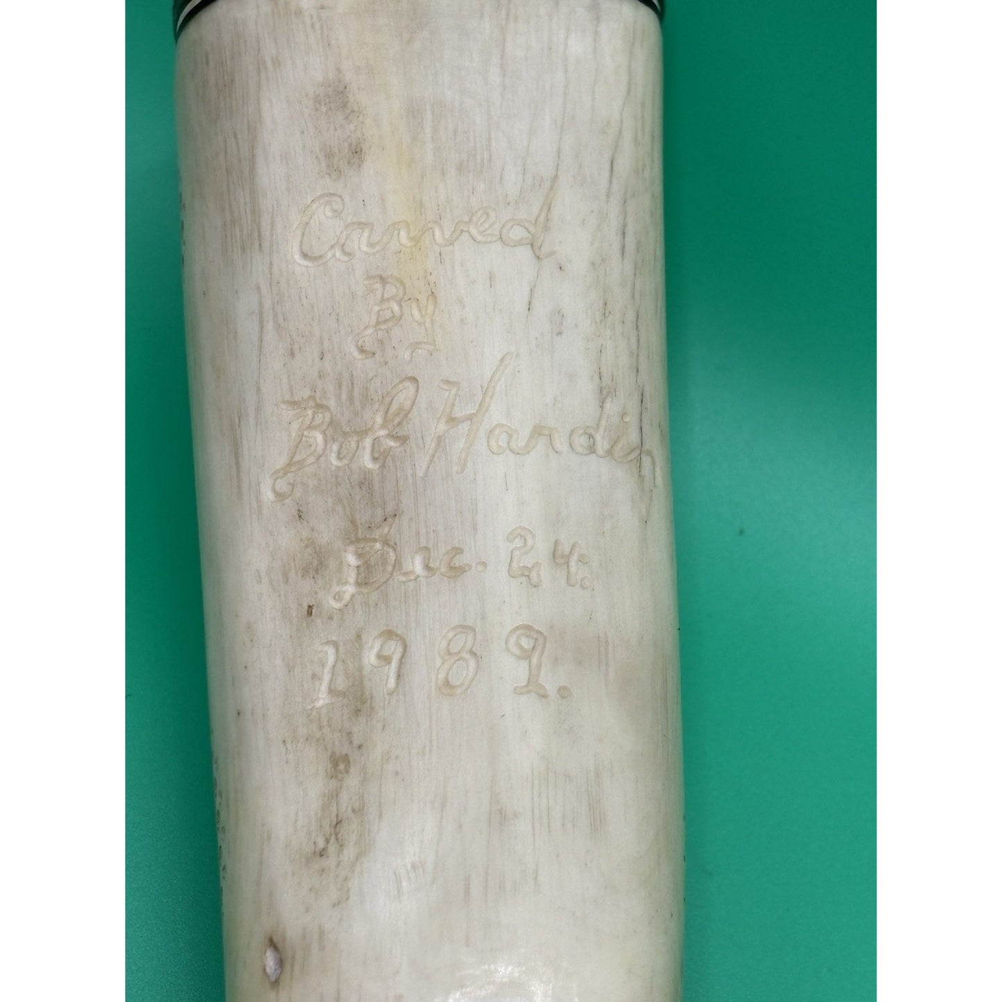 Bob Hardin Custom Bowie Knife 1989 – Scrimshaw Eagle, Serial No. 5 of 25