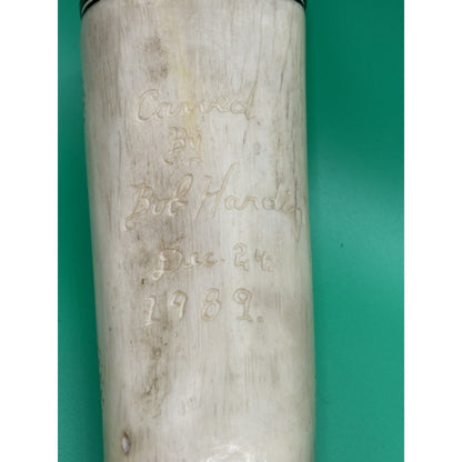 Bob Hardin Custom Bowie Knife 1989 – Scrimshaw Eagle, Serial No. 5 of 25