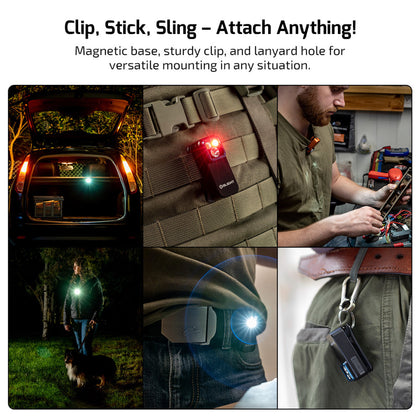 Olight Oclip Pro Clip Light – Flood, Spot & Red Modes | 500 Lumens | USB-C Rechargeable