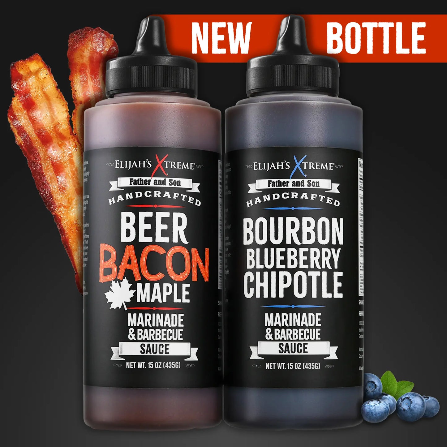 BBQ Sauce Bundle | Beer Bacon Maple + Bourbon Blueberry Chipotle