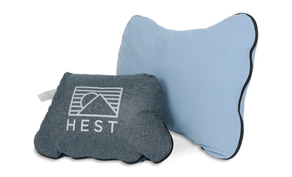 HEST Camp & Travel Pillow | Memory Foam | Packs Into Itself