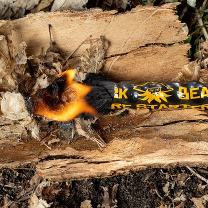 Black Beard Fire Starter Tinder | Waterproof & Windproof | 50+ Fires | Made in USA