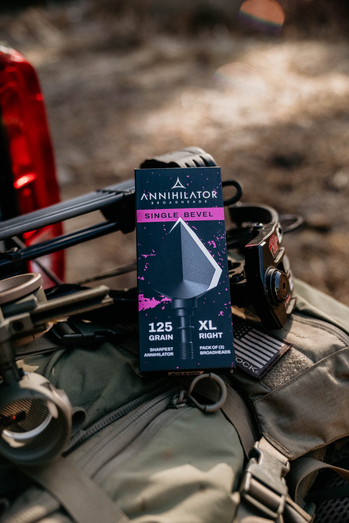 Annihilator Broadheads Single Bevel XL 125 – 1-1/16" Cut, Right or Left Rotation, 3-Pack