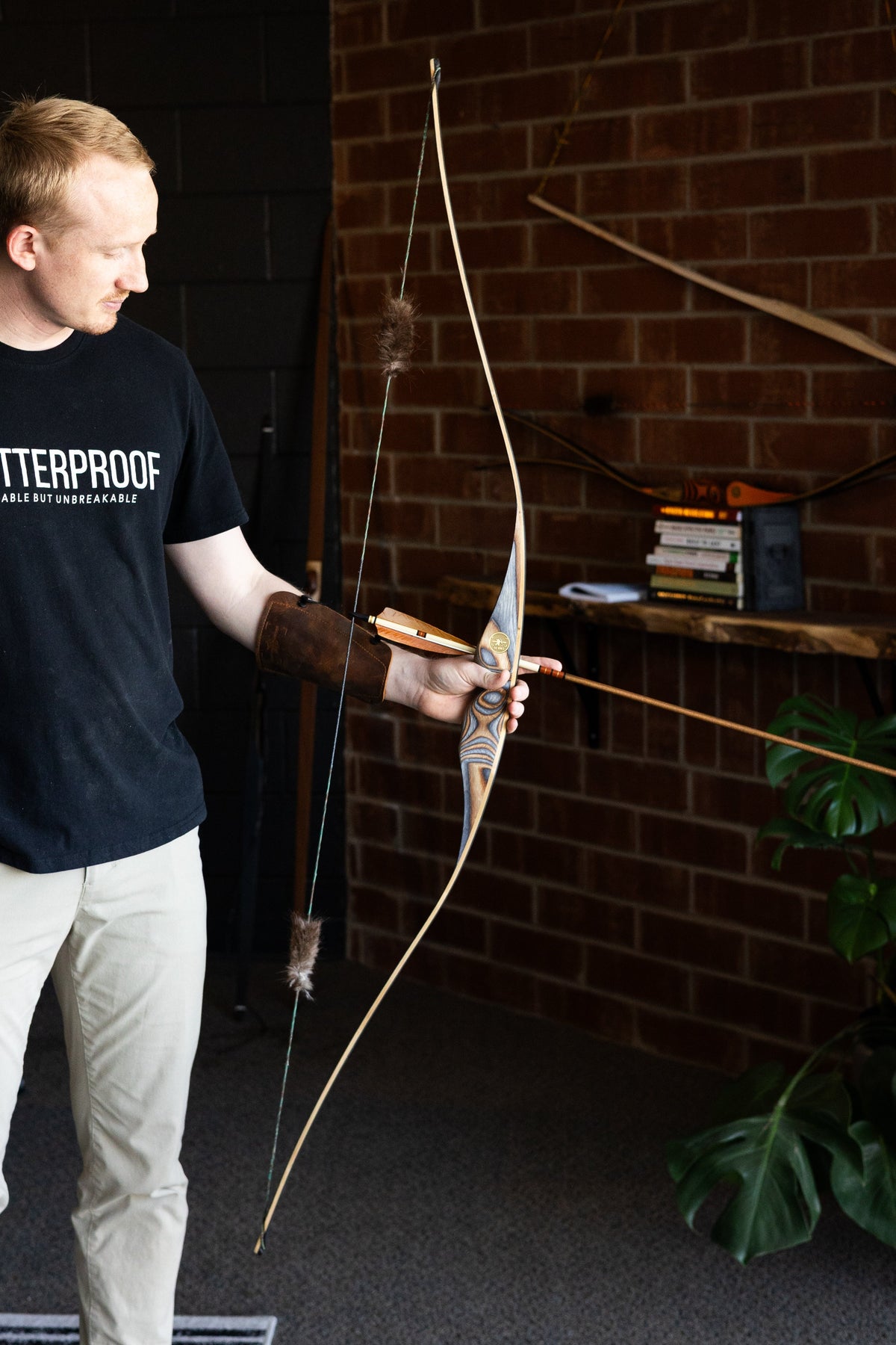 The BONES reflex-deflex longbow, shown in a product photo.