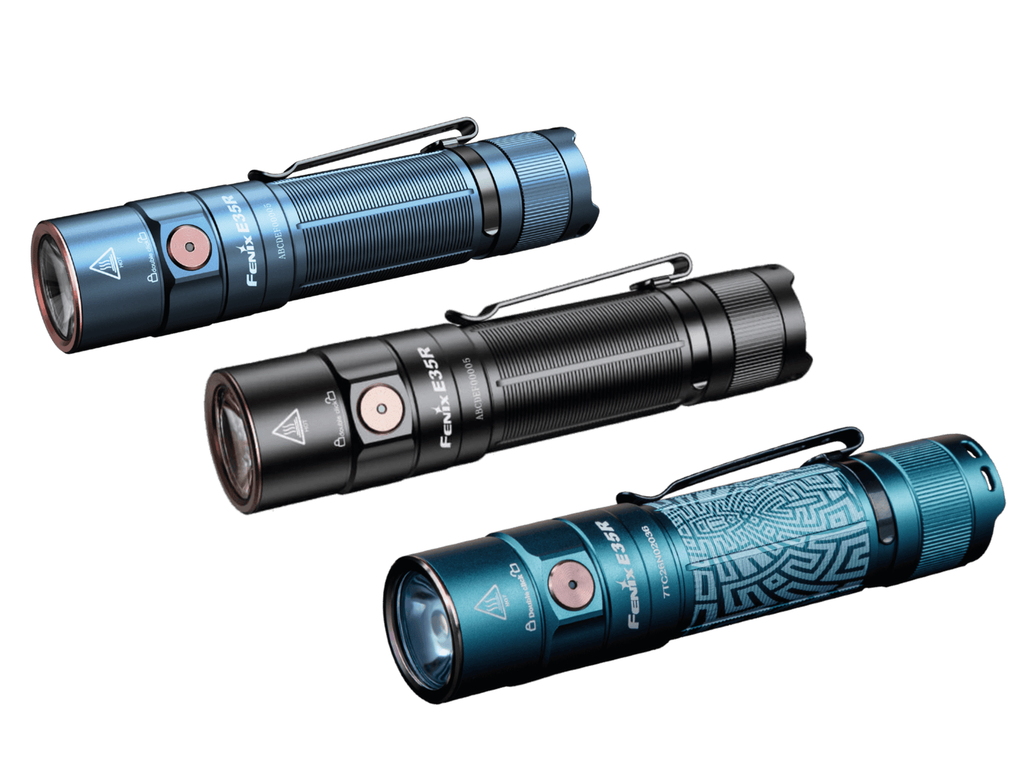 Fenix E35R Rechargeable EDC Flashlight – 3100 Lumens, 6 Modes