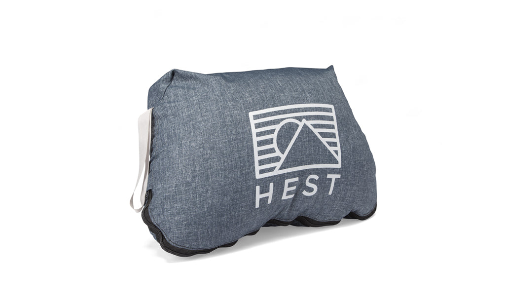 HEST Camp & Travel Pillow | Memory Foam | Packs Into Itself