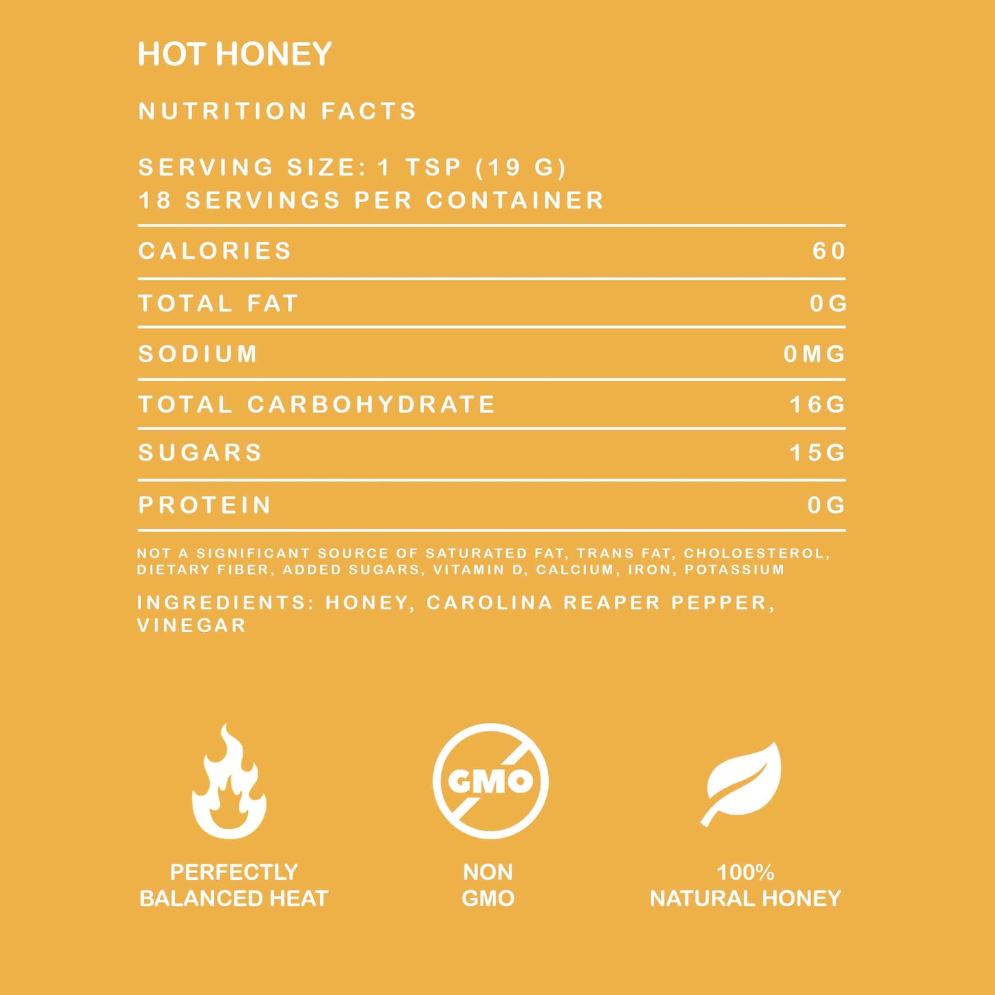 Elijah's Xtreme Hot Honey | Carolina Reaper Infused | 12 oz