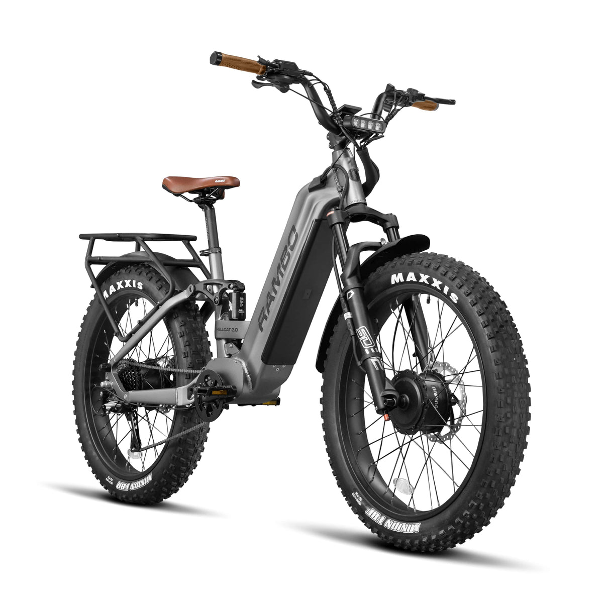 Rambo Hellcat 2.0 FS full suspension all-wheel drive electric bike