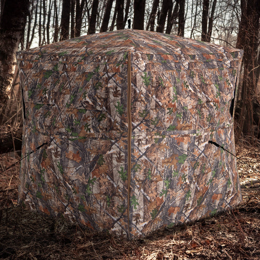 DirectDeals 360° One-Way See-Through Hunting Blind – 2-3 Person