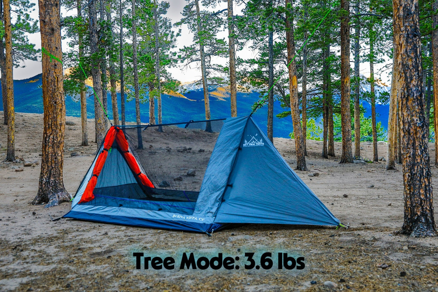 Sky View Backpacker Tent | 2-Person Stargazing Tent | Ultralight 5.6 lbs