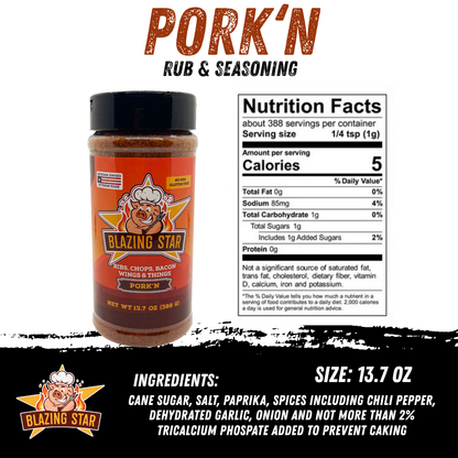 Blazing Star BBQ Barbecue Bundle – 3-Pack Seasoning Rub Set