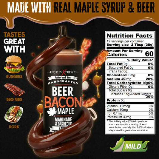 BBQ Sauce Bundle | Beer Bacon Maple + Bourbon Blueberry Chipotle