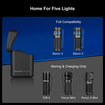 Olight Baton 4 Premium Edition Flashlight – 1300 Lumens EDC with Charging Case