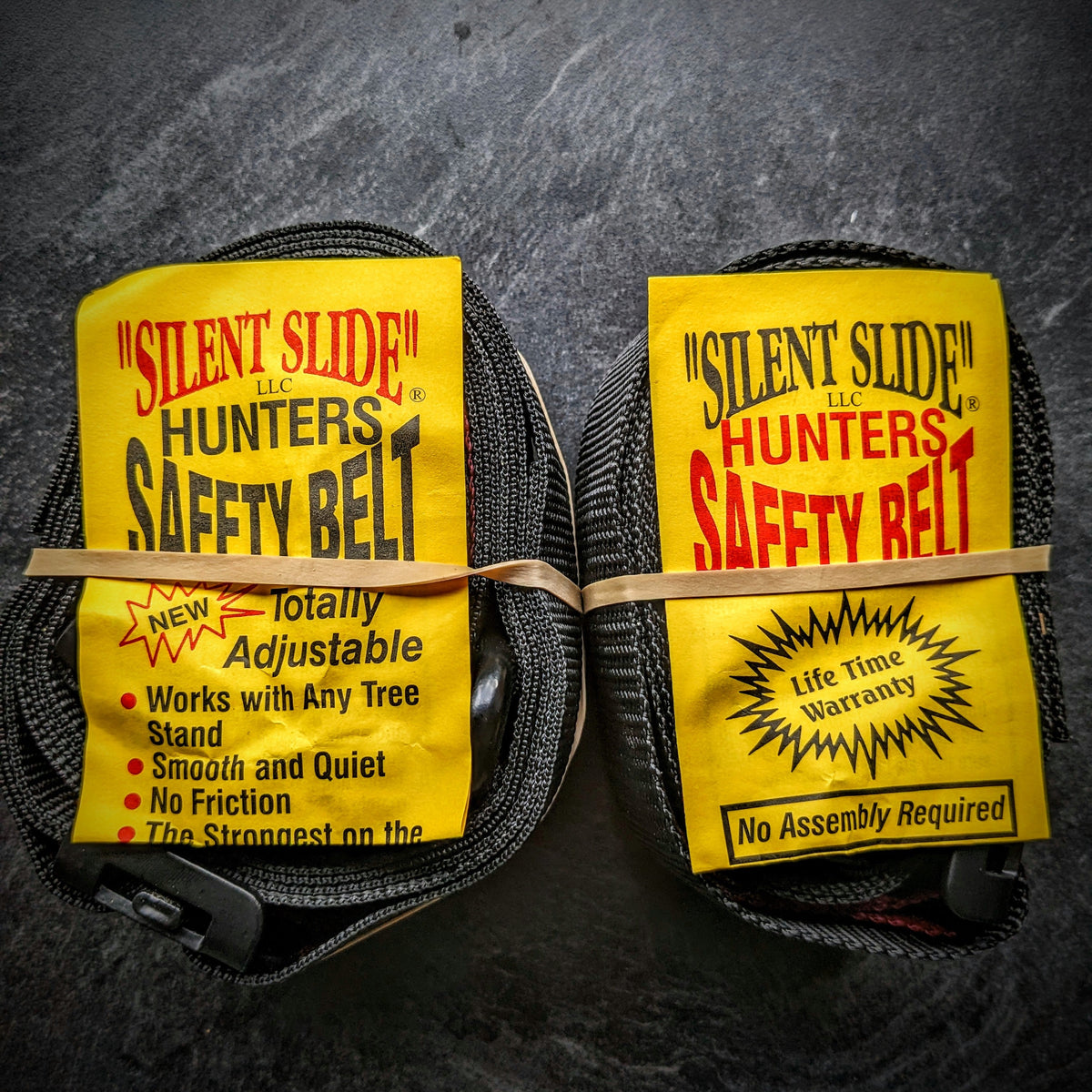 Silent Slide Adjustable Hunter Safety Belt – Quiet 360° Tree Stand Harness, USA Made