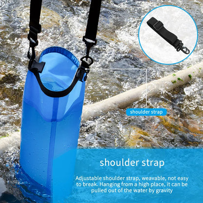 Filterwell 6L Gravity Water Filter Bag with Filter Straw | Camping & Emergency Filtration