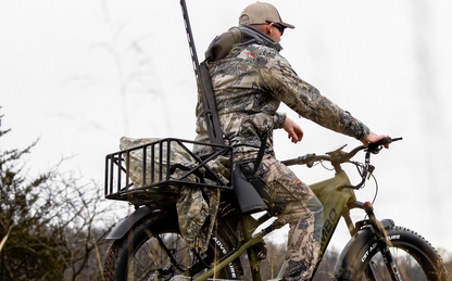 Rambo e-bike large basket for gear and supplies