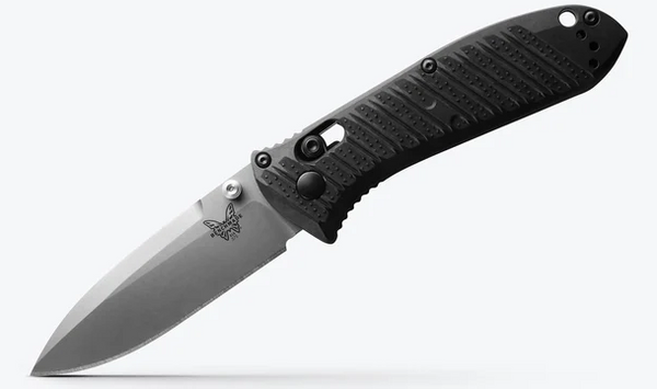 Benchmade Mini Presidio II Folding Knife - Carbon Fiber Handle - Satin High Carbon Steel