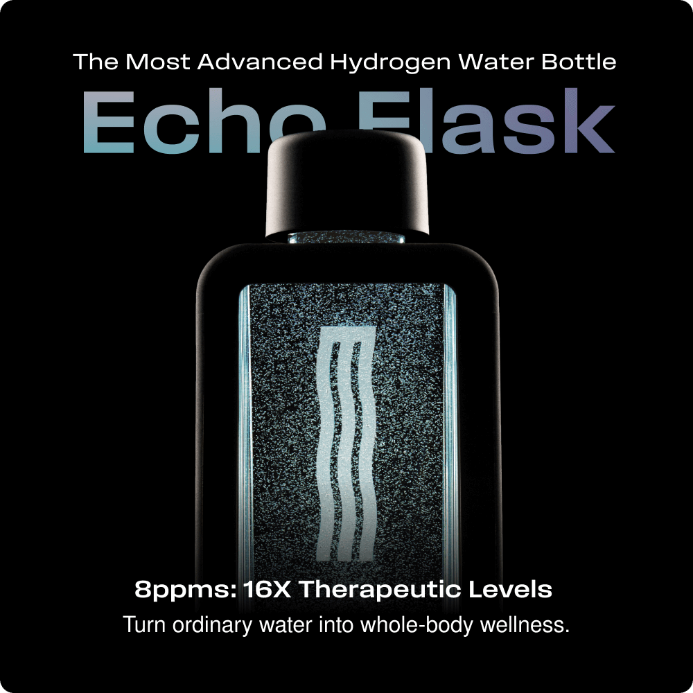 Echo Flask Hydrogen Water Bottle | 8 PPM Molecular Hydrogen Generator