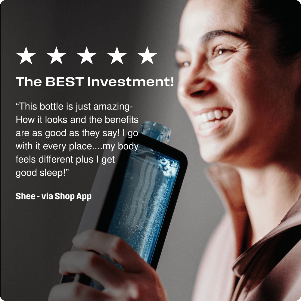 Echo Flask Hydrogen Water Bottle | 8 PPM Molecular Hydrogen Generator