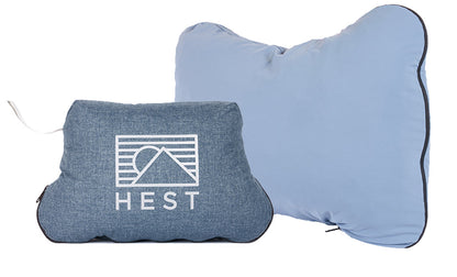 HEST Camp & Travel Pillow | Memory Foam | Packs Into Itself