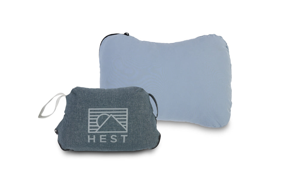 HEST Camp & Travel Pillow | Memory Foam | Packs Into Itself