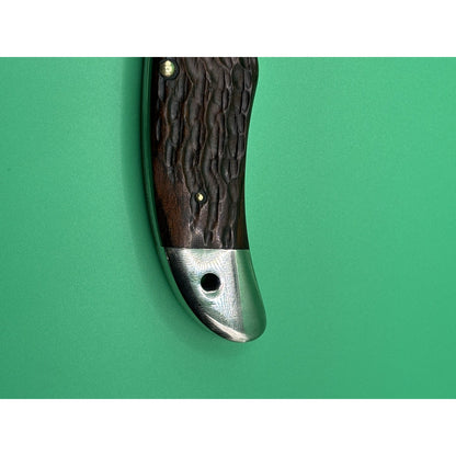 1979 Case XX 6165 SAB Folding Hunter Knife | 1-Dot Pakkawood | Collectible