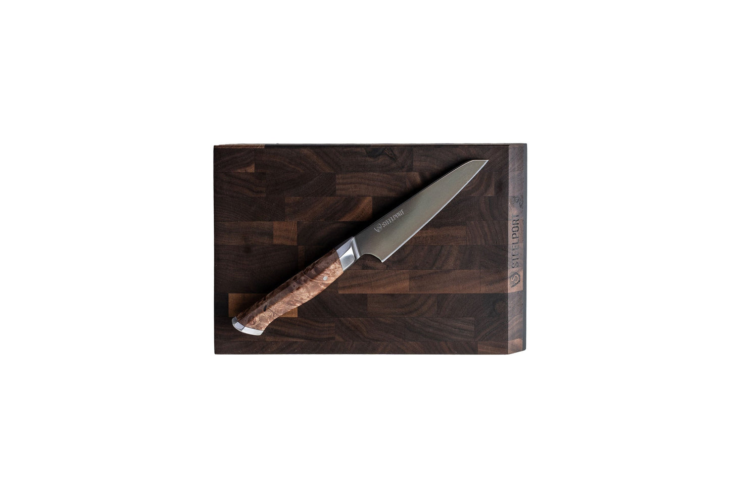 STEELPORT Bar Set - 4" Paring Knife & Mini Cutting Board