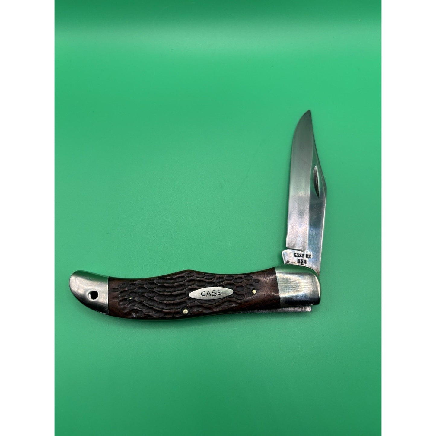 1979 Case XX 6165 SAB Folding Hunter Knife | 1-Dot Pakkawood | Collectible