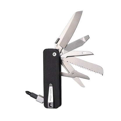 ROXON Flex Companion Modular Multitool – EDC Swiss Army Style with D2 Steel Blade
