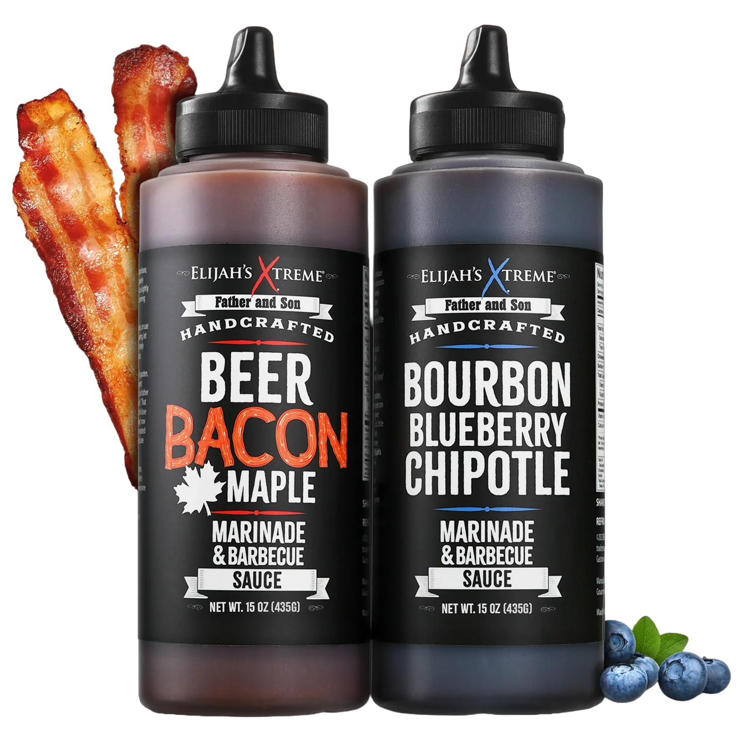 BBQ Sauce Bundle | Beer Bacon Maple + Bourbon Blueberry Chipotle
