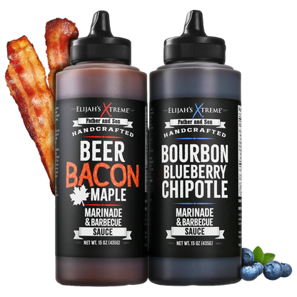 BBQ Sauce Bundle | Beer Bacon Maple + Bourbon Blueberry Chipotle
