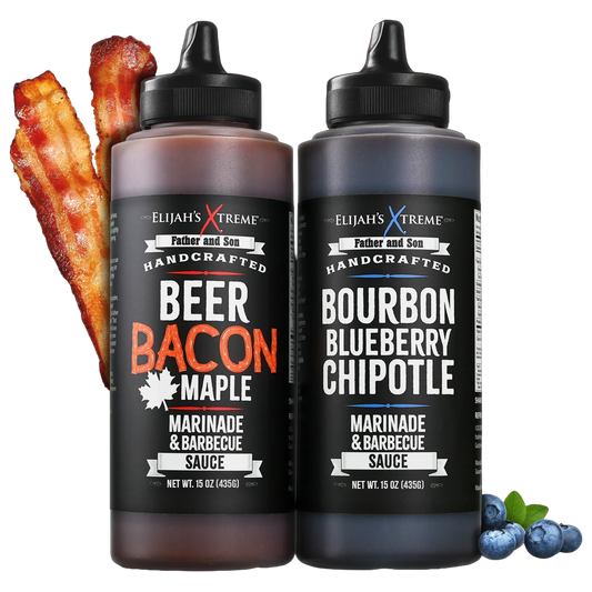 BBQ Sauce Bundle | Beer Bacon Maple + Bourbon Blueberry Chipotle