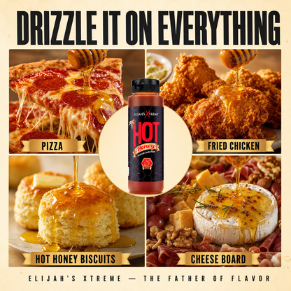 Elijah's Xtreme Hot Honey | Carolina Reaper Infused | 12 oz