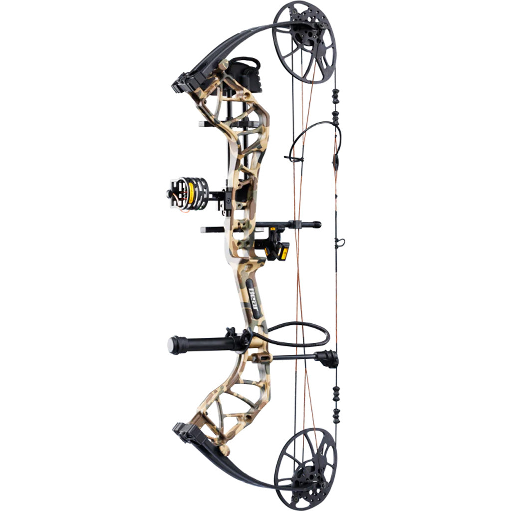 Bear Legit MAXX RTH Compound Bow Package – RH, Fred Bear Camo/Black