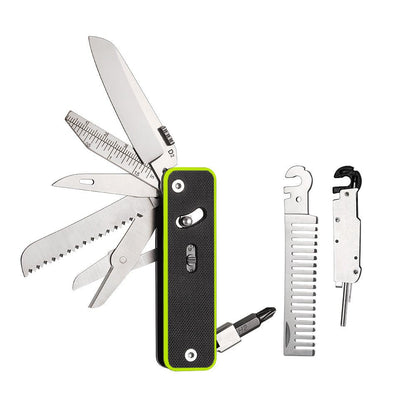 ROXON Flex Companion Modular Multitool – EDC Swiss Army Style with D2 Steel Blade