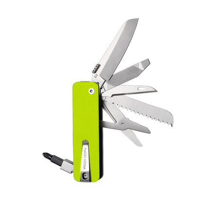ROXON Flex Companion Modular Multitool – EDC Swiss Army Style with D2 Steel Blade