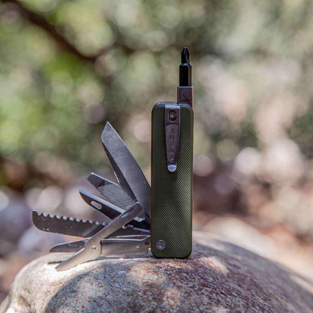 ROXON Flex Companion Modular Multitool – EDC Swiss Army Style with D2 Steel Blade