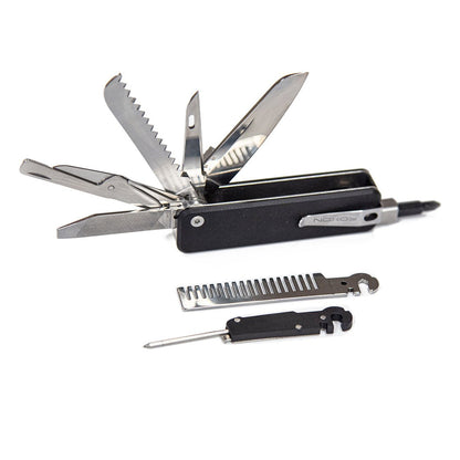 ROXON Flex Companion Modular Multitool – EDC Swiss Army Style with D2 Steel Blade